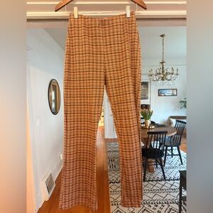 Urban Outfitters Plaid Flare Pants